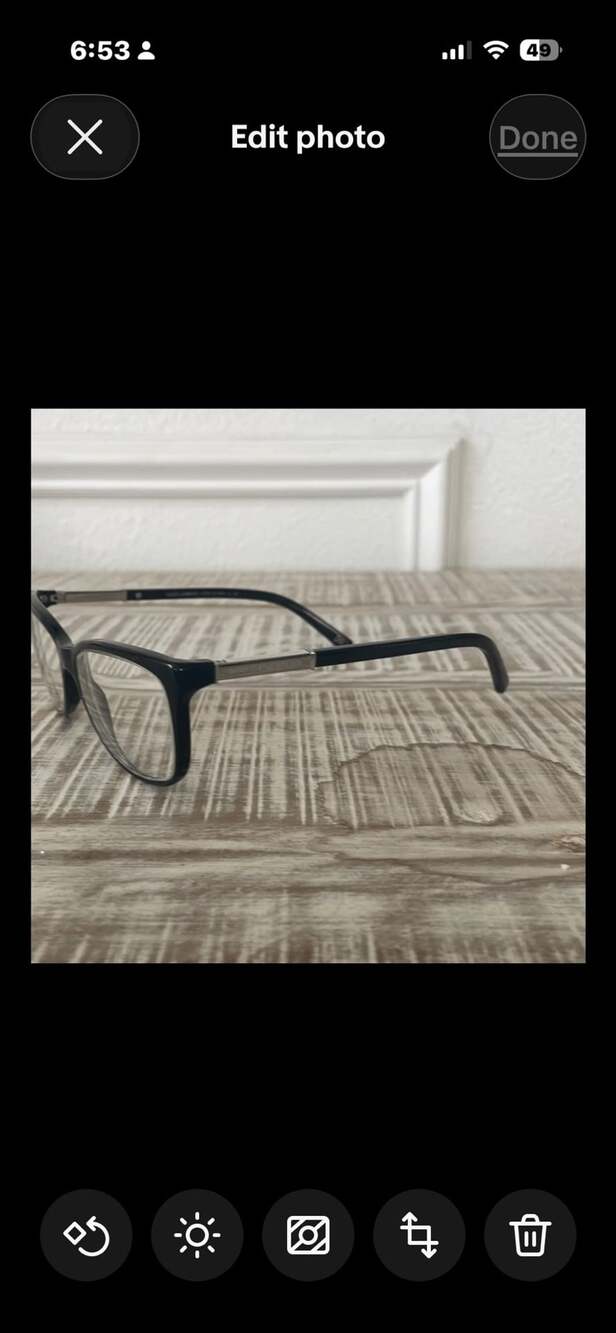 Dolce & Gabbana DG3258 Black Rectangular Optical Frames